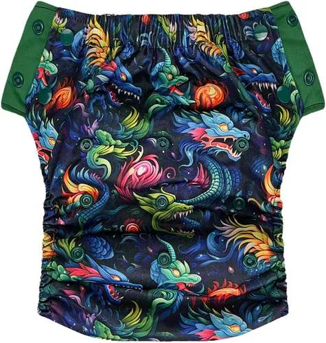 Vista 60 de EcoAble Pañal de entrenamiento reutilizable para ir al baño con inserto, pantalones de entrenamiento de tela diurna para niños pequeños y niños
