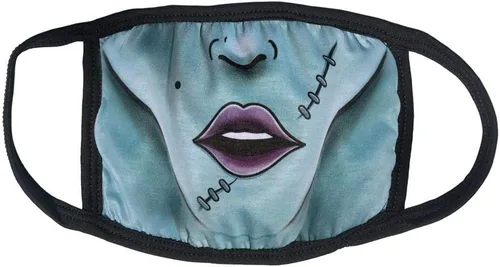 Vista 3 de kreepsville 666 Máscara facial de moda para disfraz y tocador