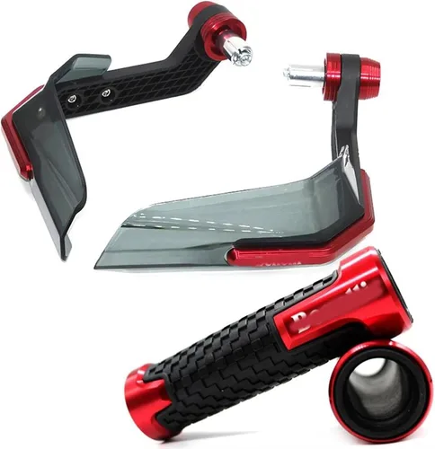 Vista 8 de Para Benelli BJ500 BJ250 TRK 502 TNT 300 600 trk502X protector de manillar de motocicleta protector de mano protector de parabrisas (color negro)