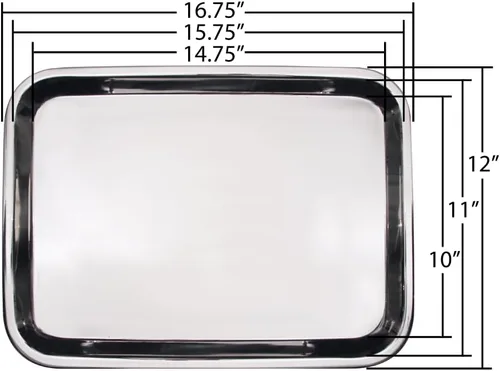 Vista 6 de Lindy's Charola para hornear de acero inoxidable resistente