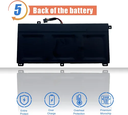 Vista 6 de ASODI 45N1742 - Batería para portátil compatible con Lenovo ThinkPad T550 T550s T560 W550 W550s P50S Series Notebook 45N1740 45N1741 45N1743