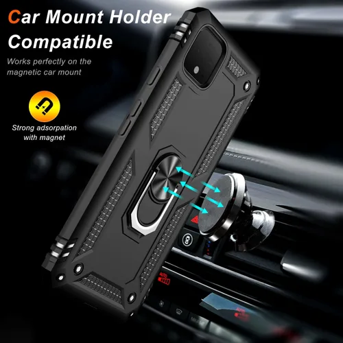 Vista 6 de LUMARKE Funda para Google Pixel 4 XL con Protector de Pantalla, Pasa Pruebas de Caída de 16 pies Grado Militar Cubierta Protectora de Teléfono