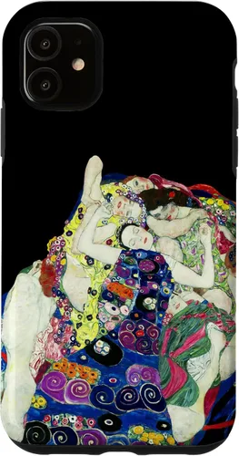 Vista 8 de Gustav Klimt The Maiden Painting Funda para iPhone 17