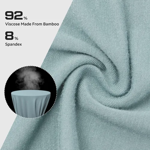 Vista 3 de BAMBOO COOL Mens Underwear Boxer Briefs with Fly Soft Comfortable Breathable Underwear for Men Multipack
