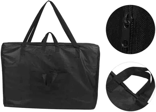 Vista 4 de Bolsa de transporte para mesa de masaje, bolsa de hombro de lona universal para mesas de spa, accesorios de 39.4 * 27.6 in