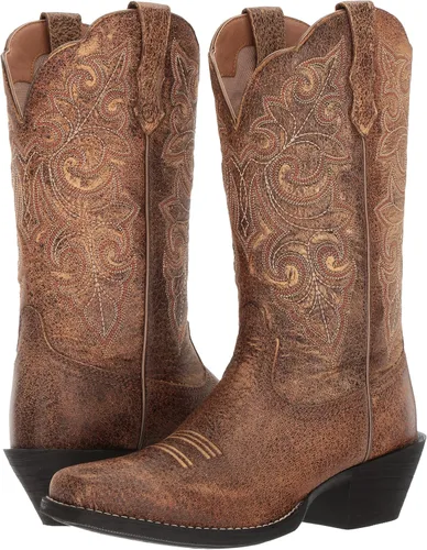 Vista 7 de Ariat Botas vaqueras de punta cuadrada redonda para mujer, Vintage Bomber, talla única