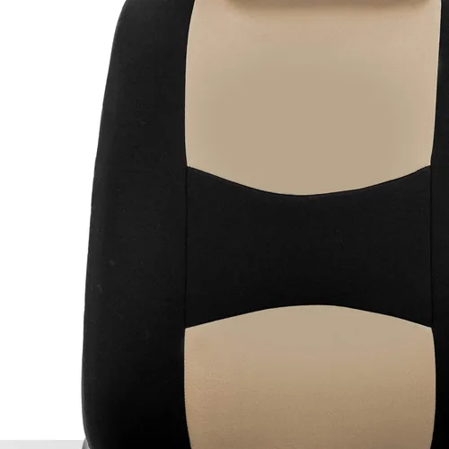 Vista 6 de Fundas para asiento FH GROUP FH-FB050102 planas, para la mayoría de los autos, camiones, furgonetas o camionetas, Beige-FH2033