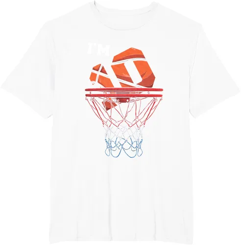 Vista 63 de Camiseta de regalo de cumpleaños con red de baloncesto de 10 años, Negro