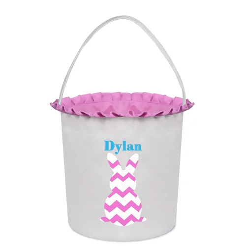 Vista 31 de Cestas de Pascua personalizadas para niños, cesta de caza de huevos de Pascua, bolsas de cesta de Pascua personalizadas, regalos de Pascua para verde