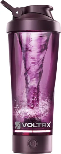 Vista 12 de VOLTRX Botella Batidora Eléctrica Premium de Proteínas, Hecha con Tritan - Libre de BPA - Vaso Batidor Portátil Vortex de 24 oz/Vasos Batidores