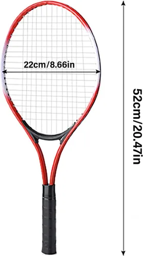 Vista 7 de Raqueta de tenis infantil Entrenador de tenis para niños, raqueta de tenis ligera profesional, equipo de entrenamiento de tenis para principiantes