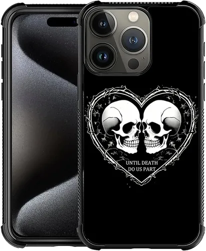 Vista 626 de Funda compatible con iPhone 15, diseño de elefantes africanos, diseño increíble a prueba de golpes, antiarañazos, carcasa trasera de policarbonato