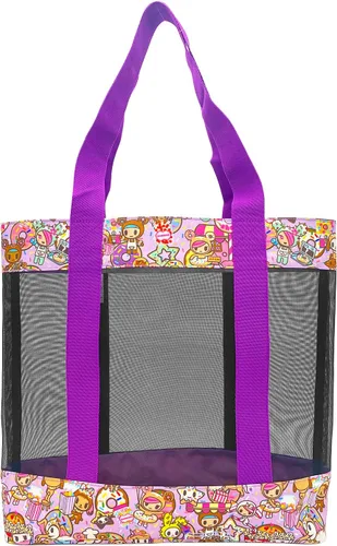 Vista 3 de tokidoki Bolsa de malla, morado, Púrpura, Bolsa de malla