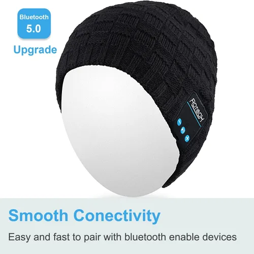 Vista 58 de Rotibox - Gorro inalámbrico con Bluetooth para deportes al aire libre, regalo de Navidad.