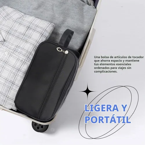 Vista 5 de Tumecos Kit de aseo Dopp Organizador de electrónica de viaje, bolsa de accesorios de afeitado