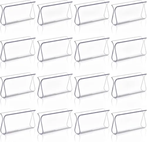 Vista 11 de Chunful 2 tiradores de plástico para persianas enrollables, transparentes