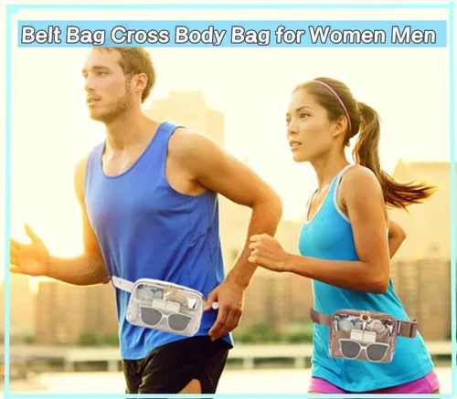 Vista 7 de Clear Fanny Pack Clear Belt Bag stadium approved for Women Men clear purse tote bag Crossbody Transparent Waist Bag for Concerts with Adjustable
