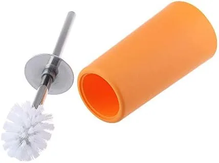 Vista 7 de 6 piezas de accesorios de baño, vaso para cepillo de dientes, dispensador de jabonera (naranja)