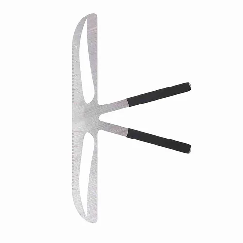 Vista 11 de Regla de cejas, 4 tipos de regla permanente para cejas, medida de ceja, regla de extensión de equilibrio, plantilla en forma de ceja (cejas Akinami)