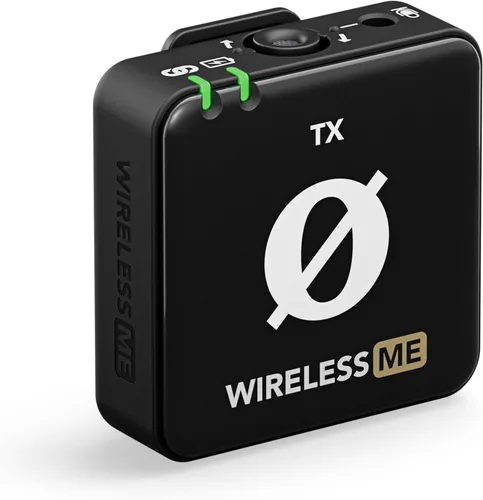 Vista 4 de RØDE Sistema de Micrófono Inalámbrico ME Dual Set Ultra Compacto con Micrófonos Integrados, Tecnología GainAssist y Alcance de 100m para Filmación