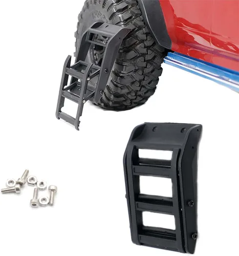 Vista 5 de Escaleras retráctiles de simulación para 1/10 RC Crawler Car TRX4 SCX10 D90 YK4082 Decoración