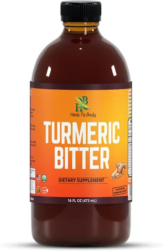 Vista 4 de Herb To Body Moringa Bitters Liquid 16oz - con raíz de moringa y mezcla de hierbas naturales