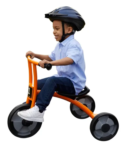 Vista 2 de Childcraft - Triciclo 1398980, altura del asiento de 12 pulgadas, naranja
