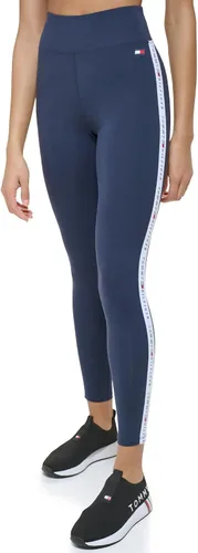 Vista 5 de Tommy Hilfiger Leggings elásticos de tiro alto con logotipo para mujer