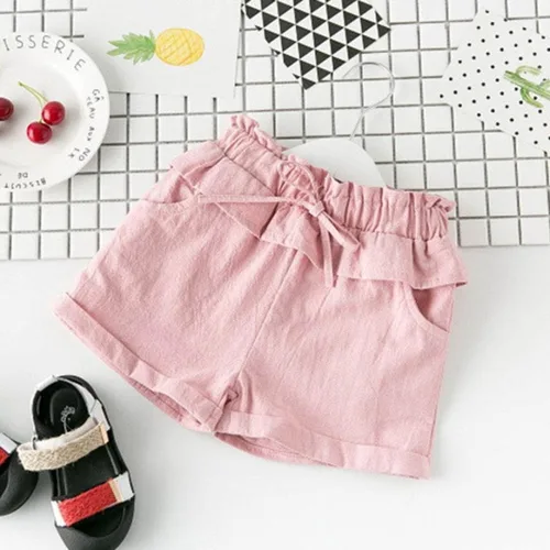Vista 5 de Moonker Conjunto de ropa de verano para niños pequeños y niñas camiseta bordada pantalones cortos