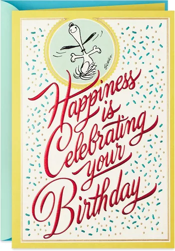Vista 10 de Tarjeta de felicitación de cumpleaños emergente de Peanuts Snoopy de Hallmark (Casa del perro de Snoopy)