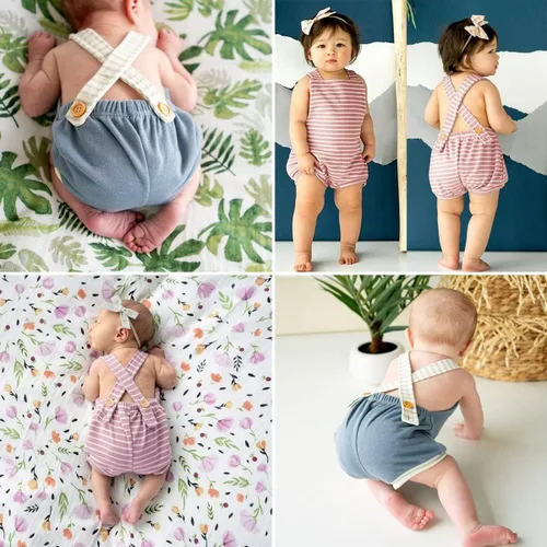 Vista 3 de Simplee kids Vestidos florales de algodón para niñas, mangas con volantes, ropa de niña de verano