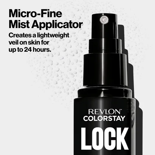 Vista 4 de Revlon Colorstay - Spray fijador de bloqueo de 24 horas, evita que el maquillaje facial se derrita y se desvanezca, matificante, difuminador