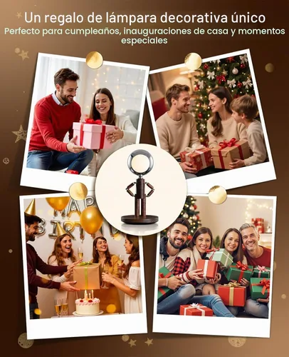 Vista 9 de Lámpara de mesa inalámbrica, lámpara de mesa de madera recargable con control táctil y brillo ajustable, lámpara de noche decorativa inalámbrica