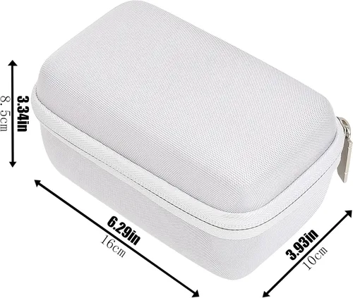 Vista 4 de khanka Estuche de viaje rígido de repuesto para etiquetadora NIIMBOT D101 de 0.4 a 1 pulgada, solo funda EVA Hard Shell, Mesh Pocket Accessory