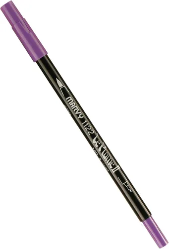 Vista 61 de Uchida 1122-C-3 Marvy Extra Fine Tip Le Plume II Rotulador de doble punta, azul