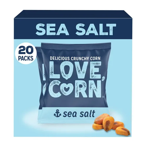 Vista 7 de LOVE CORN BBQ 0.7oz x 20 bolsas – Delicioso maíz crujiente – Snacks familiares saludables – Sin gluten, Kosher, sin OGM – Alternativa para papas