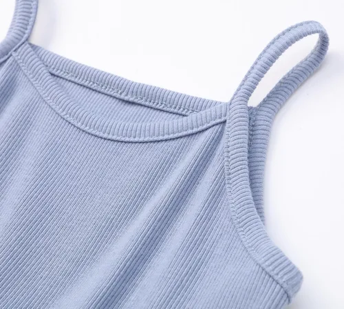 Vista 4 de Vestido tutú de manga larga para niñas pequeñas, sin mangas, vestido de tul de princesa