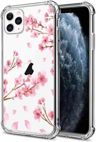 Vista 45 de Funda transparente de girasol compatible con iPhone SE 2022 SE 2020 7 8, funda trasera floral para niñas y mujeres, funda protectora transparente