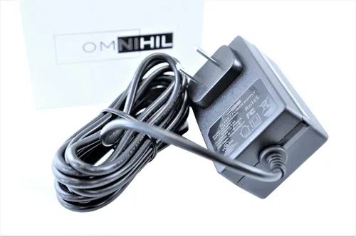 Vista 4 de [Listado UL] OMNIHIL - Adaptador AC/DC de 8 pies de largo compatible con máquina de taladro de uñas Melody Susie Belle DR-2036 MS-2019