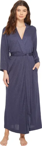 Vista 20 de Natori Shangri La - Bata larga con mangas kimono, bata de baño para mujer Negro
