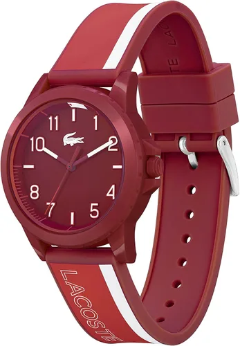 Vista 2 de Lacoste Rider - Reloj unisex de cuarzo de plástico y correa de silicona color rojo Modelo 2030047 Rojo