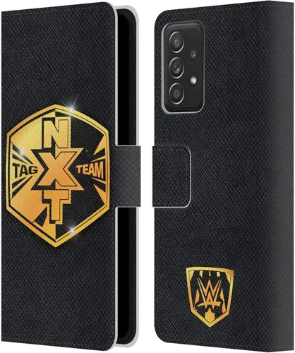 Vista 208 de Head Case Designs Officially Licensed WWE Cruiserweight Champion Title Belts Leather Wallet Case Compatible with Samsung Galaxy A07 4G Campeón