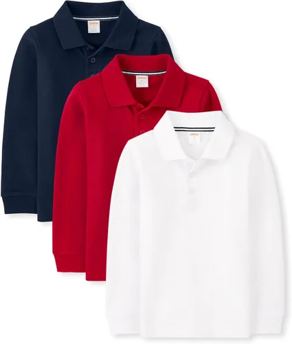 Vista 5 de Gymboree Polo de manga larga para niños y niños pequeños Cloudless 3