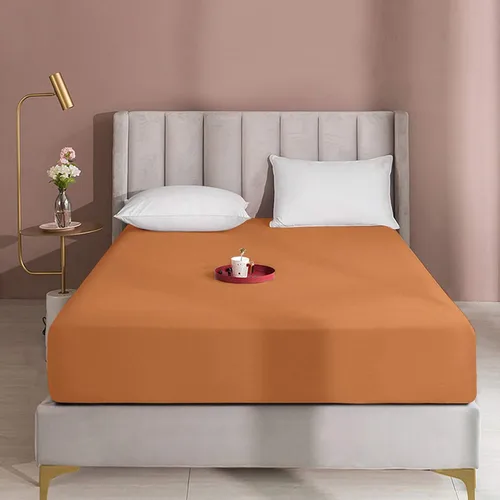 Vista 22 de BEDSUM - Sábana bajera de microfibra con bolsillo profundo para colchón, resistente a las arrugas, la decoloración y las manchas Marrón
