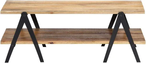Vista 4 de Coffee Table 45.3x23.6 x15.7 Solid Mango Wood Modern for Living Room Small Outdoor Coffee Table Mesa De Centro para Sala for Park Dining Room