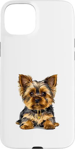 Vista 9 de Adorable Yorkshire Yorkie Terrier Puppy Yorky Funda para iPhone 16