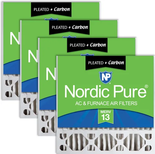 Vista 39 de Nordic Pure 20 x 20 x 5 (19_5/8 x 19_7/8 x 4_3/8) Honeywell/Lennox MERV 8 filtro de aire de repuesto, 1 paquete
