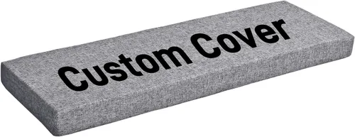 Vista 26 de Cojines de banco personalizados para muebles de interior/exterior, almohadilla de asiento de ventana panorámica con parte inferior antideslizante