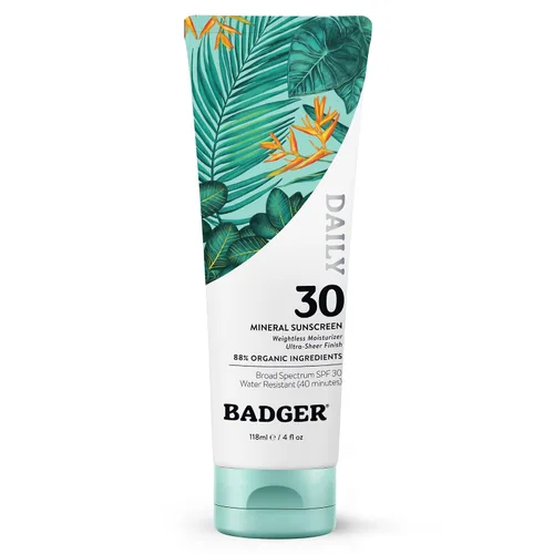 Vista 12 de Badger Combo mineral de protección solar diaria y facial, SPF 30, protectores solares minerales orgánicos ligeros con óxido de zinc, lociones
