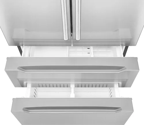 Vista 12 de 36 in. Lumin Coll 22.5 cu. ft. Refrigerador de puerta francesa, acero